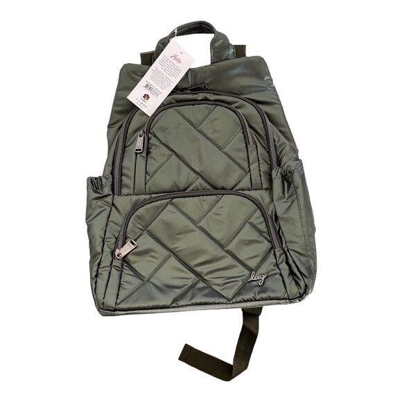 LUG Fall Box 2023 Metallic Olive Green Hatchback 3 Backpack - Picture 3 of 6